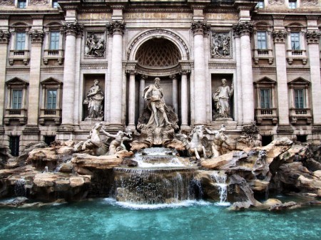 Fonte de Trevi em Roma